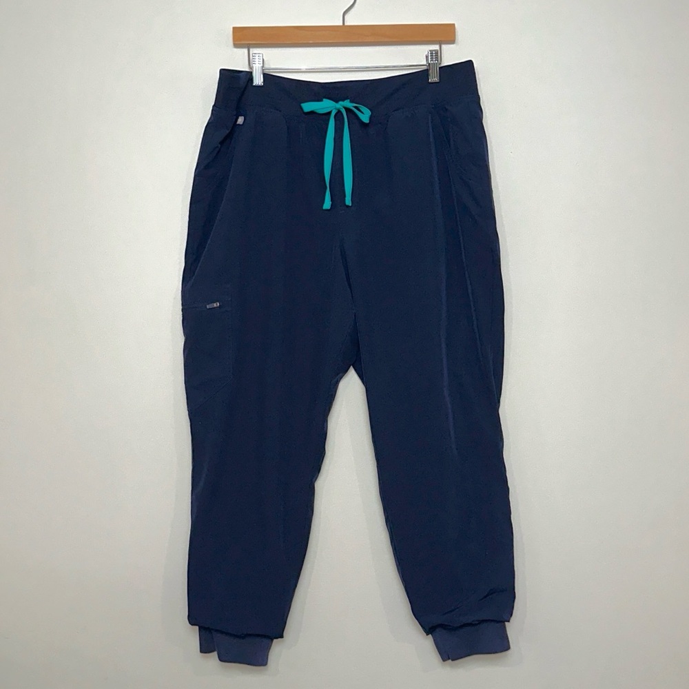 FIGS Zamora FREEx Lined Jogger Scrub Pants Navy